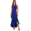 image:imageAdrianna Papell Womens Beaded Knit Crepe GownRoyal Sapphire