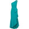 image:imageAdrianna Papell Womens Beaded Knit Crepe GownTeal Lagoon