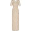 image:imageAdrianna Papell Womens Beaded Long Column GownBiscotti