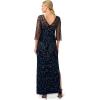 image:imageAdrianna Papell Womens Beaded Long DressMidnight
