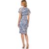image:imageAdrianna Papell Womens Beaded Mesh DressFrench BlueIvory