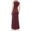 image:imageAdrianna Papell Womens Beaded Velvet Mermaid GownSpecial Occasion DressAntique Rose