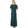 image:imageAdrianna Papell Womens Burnout Velvet GownHunter