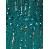 image:imageAdrianna Papell Womens Cold Shoulder Bead GownVivid Emerald