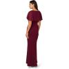 image:imageAdrianna Papell Womens Crepe and Chiffon GownCabernet
