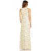 image:imageAdrianna Papell Womens Floral Embroidery Halter GownIvory Multi
