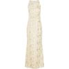 image:imageAdrianna Papell Womens Floral Embroidery Halter GownIvory Multi