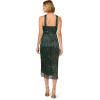 image:imageAdrianna Papell Womens Halter Crinkle Metallic DressGreen Pine