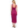 image:imageAdrianna Papell Womens Halter Crinkle Metallic DressMagenta