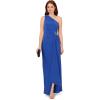 image:imageAdrianna Papell Womens Jersey Evening Gown Brilliant Sapphire 18
