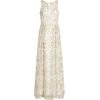 image:imageAdrianna Papell Womens Metallic Floral GownIvoryGold