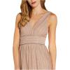 image:imageAdrianna Papell Womens Metallic Pleat BallgownRose