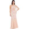 image:imageAdrianna Papell Womens One Shoulder Beaded DressBlush