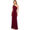 image:imageAdrianna Papell Womens One Shoulder Jersey Dress Red Wine 8Red Wine