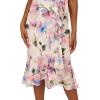 image:imageAdrianna Papell Womens Printed HighLow DressIvory Pink Multi