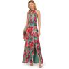 image:imageAdrianna Papell Womens Printed Mermaid DressTurquoise Multi
