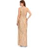 image:imageAdrianna Papell Womens Sequin One Shoulder GownChampagneGold Multi