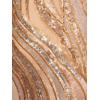image:imageAdrianna Papell Womens Sequin One Shoulder GownChampagneGold Multi