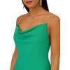 image:imageAidan Mattox Womens Knit Crepe Cowl Neck GownSummer Green