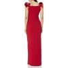 image:imageAidan Mattox Womens Stretch Crepe Column GownMatador Red