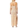 image:imageAidan by Aidan Mattox Womens Embroidered Lace Gown Blush 14
