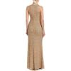 image:imageAidan by Aidan Mattox Womens Sleeveless Beaded V NeckLight Gold