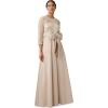image:imageAdrianna Papell Womens Beaded Bodice Taffeta GownCashmere