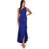 image:imageAdrianna Papell Womens Beaded Knit Crepe GownRoyal Sapphire