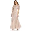 image:imageAdrianna Papell Womens Beaded Long GownBlush