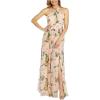 image:imageAdrianna Papell Womens Floral Printed Organza GownBlush Multi