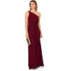 image:imageAdrianna Papell Womens One Shoulder Jersey Dress Red Wine 8Red Wine