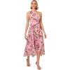 image:imageAdrianna Papell Womens Printed HighLow DressPink Multi