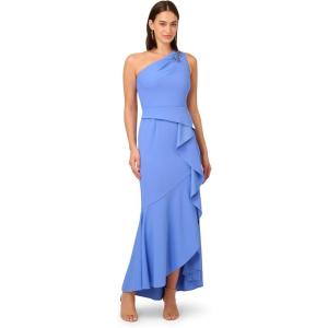 image:imageAdrianna Papell Womens Beaded Knit Crepe GownPrecious Peri