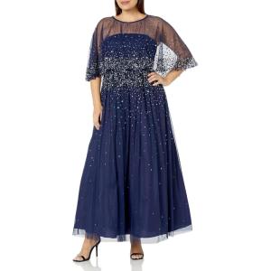 image:imageWomens Beaded Strapless GownNavy
