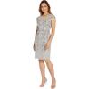 image:imageAdrianna Papell Womens Beaded Short DressBridal Silver