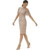 image:imageAdrianna Papell Womens Beaded Short DressRose Gold