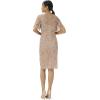 image:imageAdrianna Papell Womens Beaded Short DressRose Gold