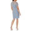 image:imageAdrianna Papell Womens Short Beaded Cocktail DressVintage Blue