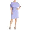 image:imageAdrianna Papell Womens Gauzy Crepe Corkscrew DrapeSmoky Hyacinth
