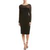 image:imageAdrianna Papell Womens Matte Jersey Pintucked DressBlack