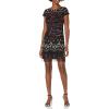 image:imageAdrianna Papell Womens Short Beaded Cocktail DressRouge Multi