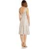 image:imageAdrianna Papell Womens Embroidered Midi Cocktail DressMarble