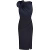 image:imageAdrianna Papell Womens Crepe Back Satin Short DressDark Navy