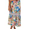 image:imageAdrianna Papell Printed Midi DressBlueGreen Multi