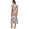image:imageAdrianna Papell Printed Midi DressBlueGreen Multi