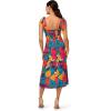 image:imageAdrianna Papell Printed Midi DressOrange Multi
