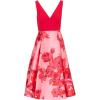 image:imageAdrianna Papell Printed Midi DressPinkRed Multi