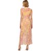 image:imageAdrianna Papell Printed Midi DressYellow Multi