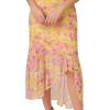 image:imageAdrianna Papell Printed Midi DressYellow Multi