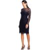 image:imageAdrianna Papell Short Beaded Dress DressNavyBlack